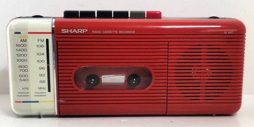 Vtg sharp am fm - sharp, (r)