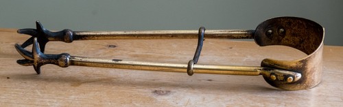 Vintage antique brass handle - vintage,