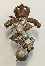 Genuine REME Royal Electrical & Mechanical Engineers Kings Crown Cap Badge