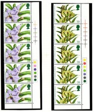 World Orchid Flower Stamps