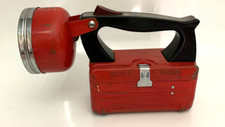 Vintage Retro Ever Ready Space Ray Red Metal Hand Torch Adjustable Head 1960’s