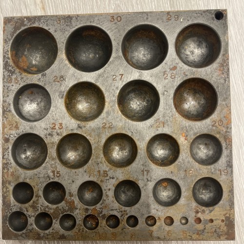 Flat doming dapping block - dapping,