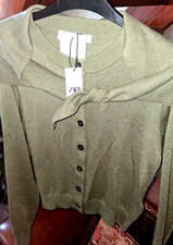 ladies zara cardigan size eur