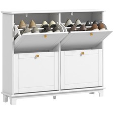 Homcom narrow shoe cabinet - homcom,
