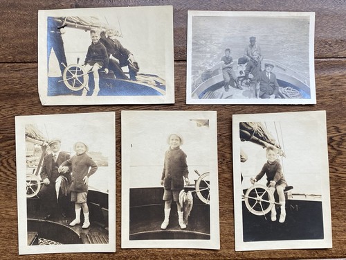 Boats with little boy - boats,