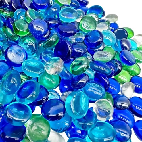 Glass pebbles 900g about - pebbles,