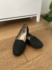 UGG Shearling Tweed Flat Shoes – Women’s UK 6 (Excellent Mint Condition)