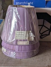 37. Small Lilac Fabric Lampshade