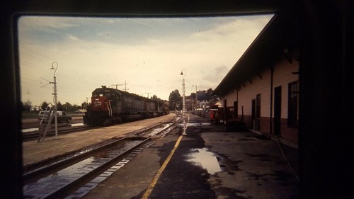 Original train slide - km,