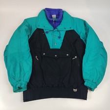 Rodeo Size Medium/ Large Vintage 80's Ski Snowboard Jacket "Ski Fun" C&A VGC