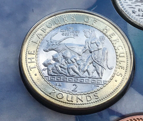Gibraltar coin 2000 pound - coin,