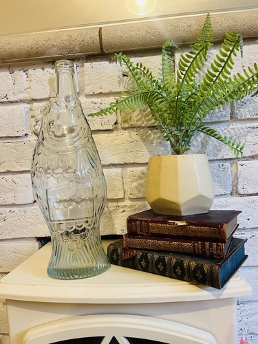 Vintage clear glass fish - vintage,