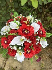 Artificial Flower Grave Pot