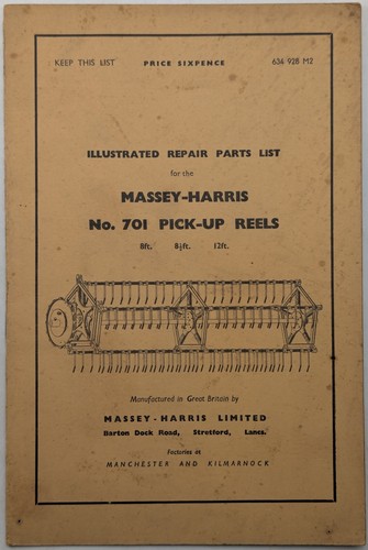 Massey harris illustrated - harris;,