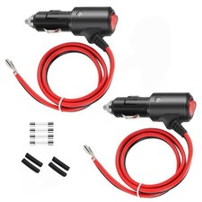 2PCS 12V Fused Carette Lighter