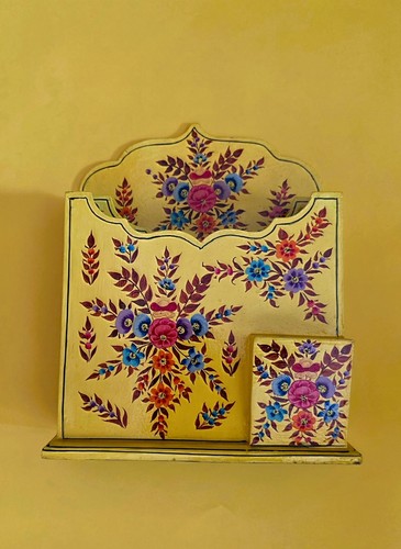 Hand painted paper mache - hand-painted,