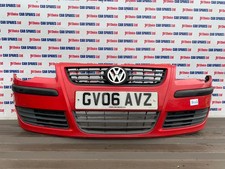 VOLKSWAGEN POLO HATCHBACK 3DR MK4 9N3 2006 RED D8 / P3G FRONT BUMPER MARKS