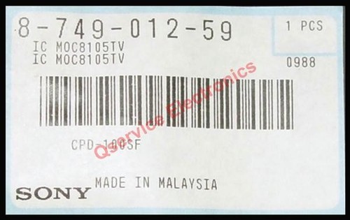 Sony 874901259 moc8105 - sony,