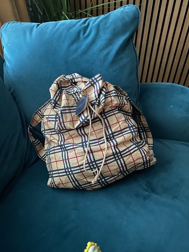 Rare burberry backpack beach - rare,