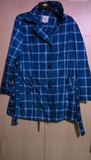 blue plaid raincoat from the