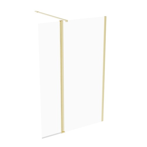 Brushed brass 700mm wet room - brass,