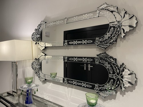 Pair large venetian - pair, of