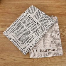 100x140cm Cotton Linen Fabric Print English Newspaper Table Cover Home Decor DIY