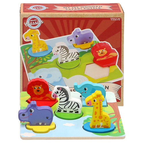 1st wooden safari puzzle - my,