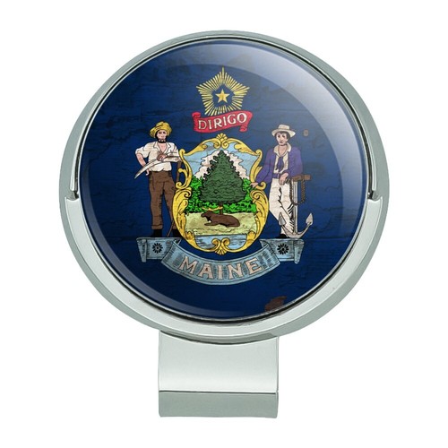 Rustic maine state flag - rustic,