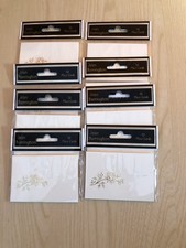 Gold Foil Rose Wedding Table Place Cards Job Lot of 96 (8 Packs of 12)