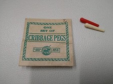 Spare Set Of Vintage Cribbage Pegs