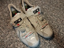 sidi size 47 cycling shoes ergo 4 carbon mega (wide) 3 bolt