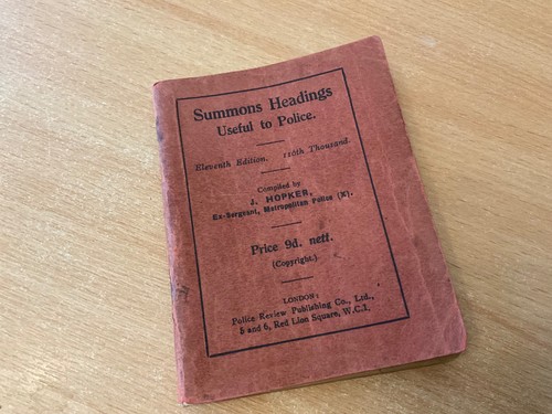1937 police review - police, publication