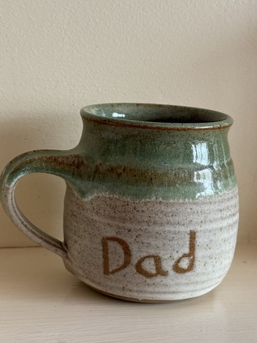 Pottery mug dad - pottery,