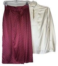 Vtg Laura Ashley Silk