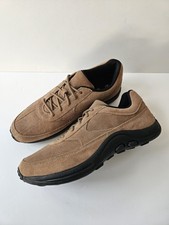 New Men's Cotton Traders Brown Suede Lace-Up Casual Travel Shoes UK Size 11