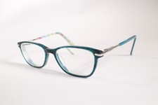 Oasis Eyeglasses Petal Womens Blue Col. 1 Full Rim Plastic Glasses Frames 49 mm