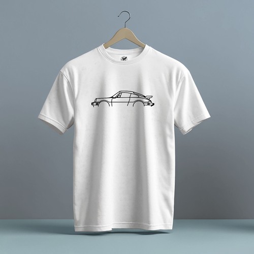 Classic porsche outline design - classic,