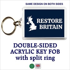 Restore Britain Acrylic Keyfob
