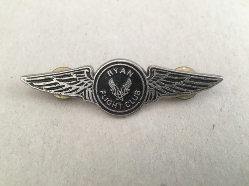 Ryan flight club wings badge - flight,