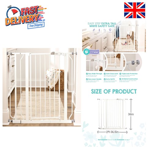 4cm extra tall baby gate - baby,