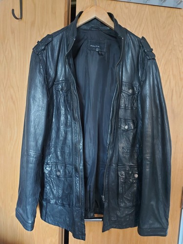 Politix leather men jacket - politix,