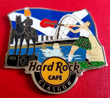 HRC Hard Rock Cafe Glasgow (Closed) Alternative Magnet Series Flag