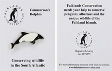 RSPB Pin Badge International Commerson's dolphin P01701