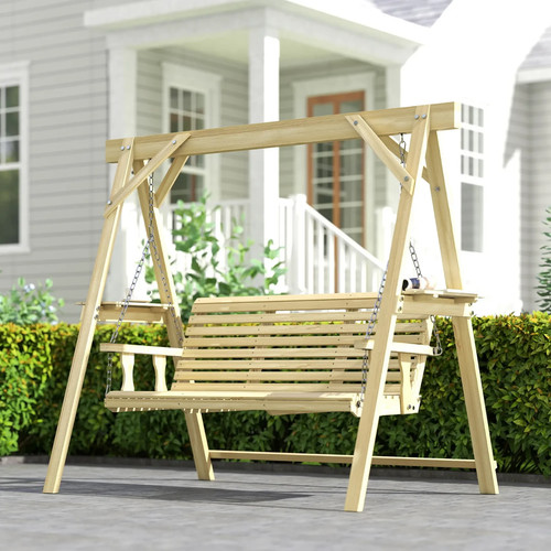 3seater wooden swing chair - swing,