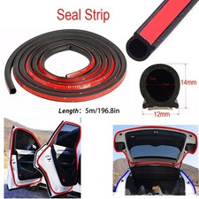 1X Shape Black Rubber Seal