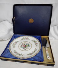 Coalport Cake Plate Set Fine Bone China - T29