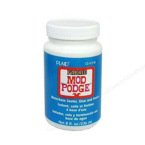 Mod podge fabric decoupage - mod,