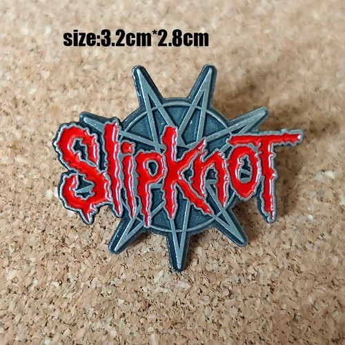 Rock band brooch pin - rock,
