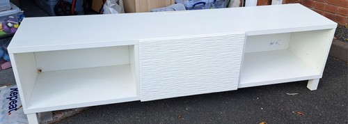 Ikea besta white unit - ikea, tv